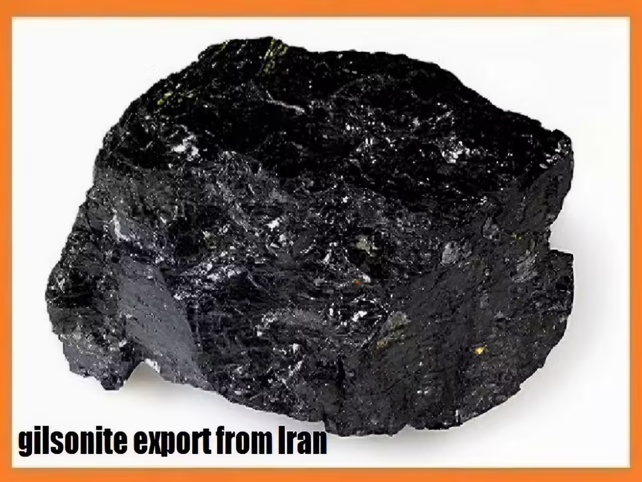 gilsonite export from Iran