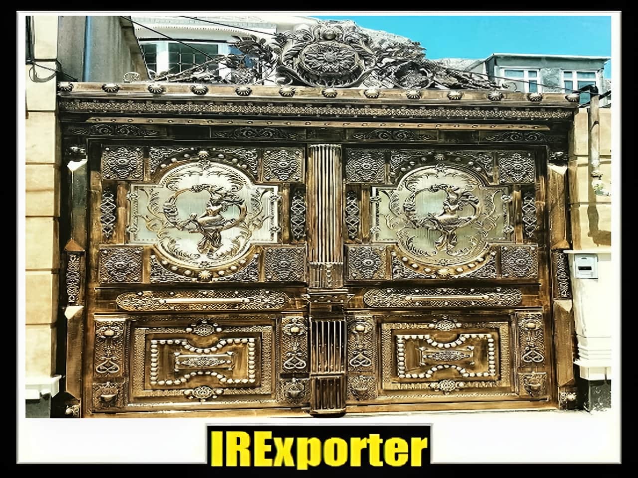 Production of building doors