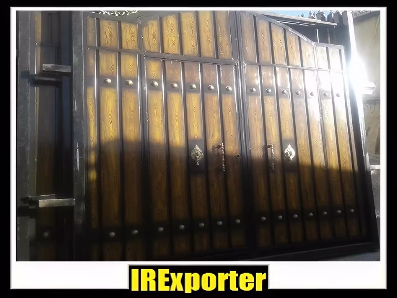 Metal wood design door manufacturer