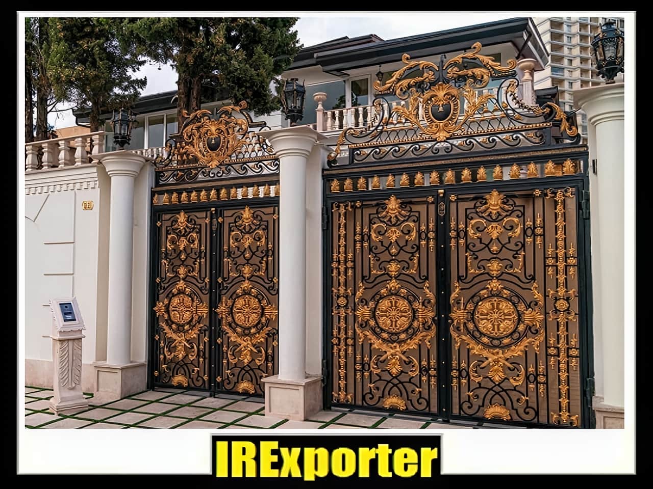 producing an iron apartment entrance door
