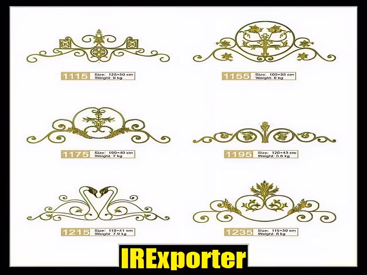Major shopping wrought iron