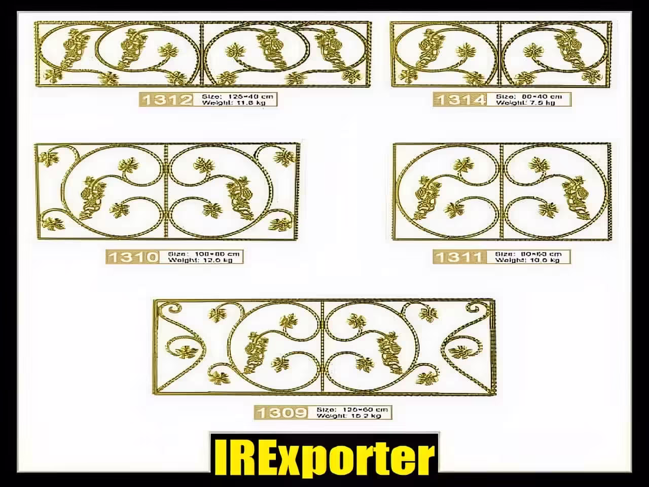 Wrought iron exports to China