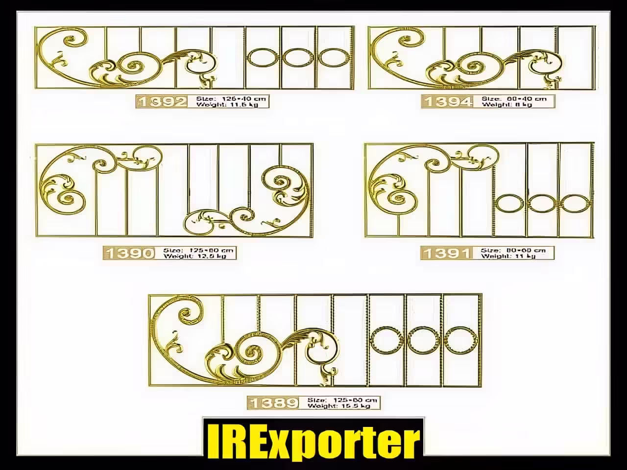Wrought iron design, simple, luxury design
